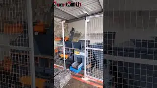 Metal chip Baler 100 Ton with Tipping bucket feeder