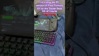 This is my setup when playing games that needed a mouse and keyboard with the Steam Deck