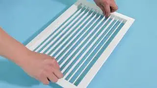 single deflection grille
