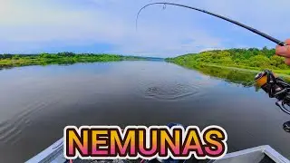NEMUNAS VALTIS SPININGAS  Žvejyba upėje