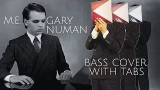 Gary Numan - M.E. Bass Cover (with tabs)