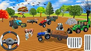 New holland tarector farming simulator game video #varal#tarector#tendig#farmig#thar#gaming #mahaind