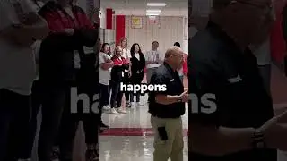 Self defense professor teaching his students