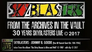 SKYBLASTERS:  Johnny B. Goode (live @ Vooruit Gent Oct. 10th 1986 - edit &copy; 2017)