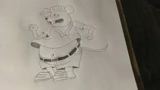 Drawing and Colouring The Rat in The Hat for @YuuriDaFox and @GobbleW67