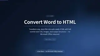 Convert Word to HTML in C# | Using Spire.Doc for .NET