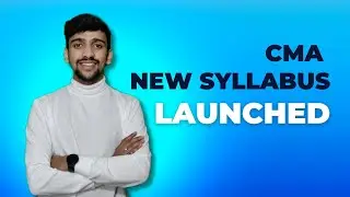 CMA New Syllabus 2022 Study Material Launched