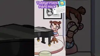 HACK ALERT! Toddler Plays Piano! 💚💙💜🫶 #everyonestoyclub #avatarworld