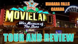 Movieland Wax Museum l Clifton Hill Niagara Falls Ontario Tour [4K]