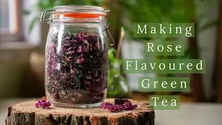 Making Rose Flavoured Green Tea