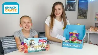 AMERICANS TRY BRITISH SNACKS! Mini Snack Crate UK Edition Taste Test & Review