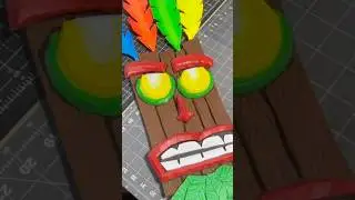 No sanding and minimal tool DIY Aku Mask with EVA Foam! Easy gift craft for xmas & other holidays!
