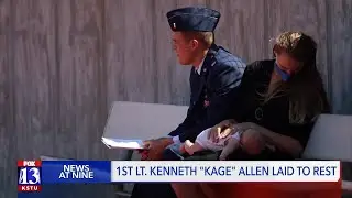 Family, country lay Utah fighter pilot who died in training accident to rest