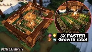 Minecraft Tutorial: How To GROW Crops FASTER! (Serene Seasons)