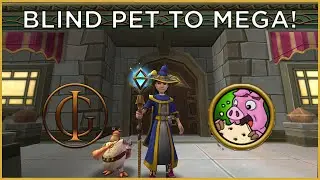 Wizard101 BLIND PET TO MEGA: The STICKIEST Talent.