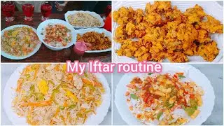 First Iftar routine with family Ramzan 2021 - My Iftar routine Iftar preparation By Munaza Waqar