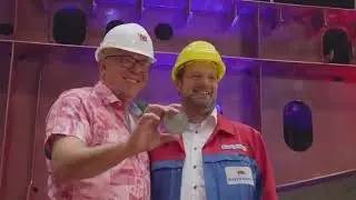 Carnival Festivale Keel Laying Ceremony Sets Tempo for Ships Construction