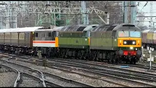 InterCity 'SWALLOW' livery class 87. 87002 Royal Sovereign, Crewe, 28th February 2020