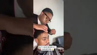 MY FIRST TIME CUTTING HAIR 🥹