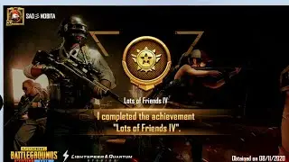 PUBG LITE lots of friends achievement kaise complete karna hoga