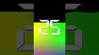 60 to 0 Digital Countdown Timer With Sound Effect Every Second.@cool_timer