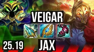 VEIGAR vs JAX (TOP) | EUNE Master | 25.19