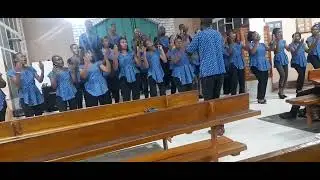 Okahandja Youth Choir doing #Eloi ilama sabakatani Rearranged and conducted by Gerson Phiri