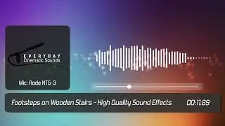Footsteps on Wooden Stairs | HQ Sound Effects
