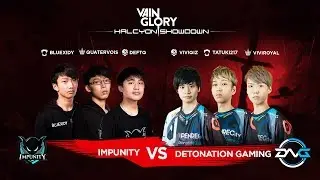 Vainglory Halcyon Showdown &bull; Impunity (Southeast Asia) Vs Detonation Gaming (East Asia)