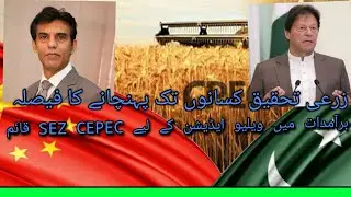 Value addition in agri-exports through CPEC Special Economic Zone