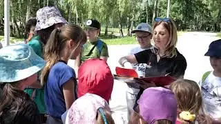 Gra terenowa w parku na Podłężu zachwyciła dzieci