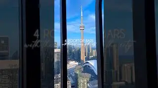 The best rooftop bars in Toronto 😍 (beautiful views of the city) ✨