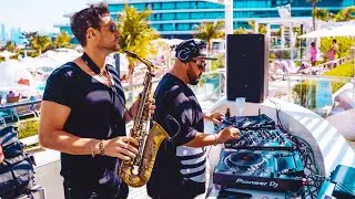 SMOKINGROOVE & MATT WEST (Sax) 🔥 LIVE @ WET DECK DUBAI - 2020 - 4K ✅
