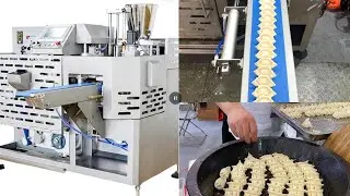 Close-Up Demo: Our Lace Dumpling Making Machine in Action! 3,600 Pieces Per Hour
