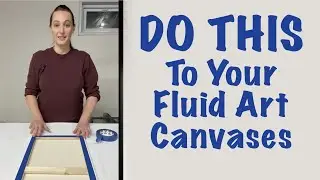 WHY You Need To Tape The Back Of Your Canvas! My Best Tips For A Neat Canvas