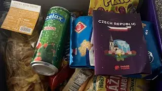 Trying Czech Republic 🇨🇿 snacks and drinks