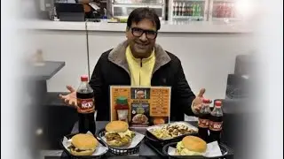 Brunch Burger & Chinese Food with Angara Rice | Ultimate Brunch Combo Review 🍔