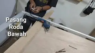 CARA PASANG RODA PINTU SLIDING ALUMINIUM TERBARU 2021