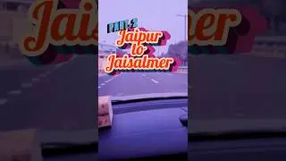 Jaipur to Jaisalmer Road Trip: Buttery Smooth Roads & Desert Magic | @ushalitraveldiaries