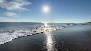 The Beach and Waves of Oak Island, NC