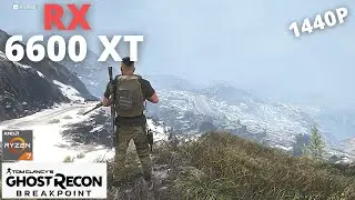 Tom Clancy's Ghost Recon Breakpoint: RX 6600 XT + Ryzen 7 5800X | 1440p | Ultra Settings
