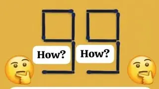 ONLY 1% Can Solve This Matchstick Puzzle! 🧩 #BrainTeaser