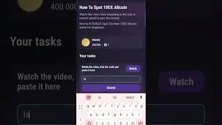 How to spot 100$ altcoin\ tap swap code #code