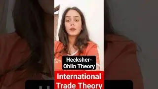 |Hecksher -Ohlin Theory of International Trade | (H-O Theory)1 MINUTE ECONOMICS | #shorts #ugcnet