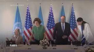 US second gentleman Emhoff visits UNESCO in Paris to focus on campaign against antisemitism