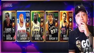 FULL GOLDEN TICKET TEAM GAMEPLAY!! NBA LIVE MOBILE 19 GAMEPLAY!!