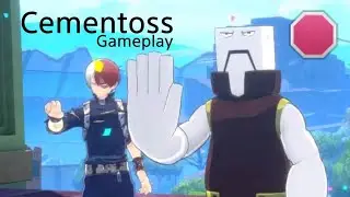 Cementoss Gameplay Is Crazy My Hero Ultra Rumble Ps5