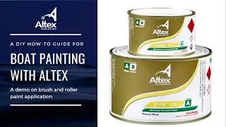 DIY Brush & Roll Boat Painting Demonstration | Altex Yacht & Boat Paint