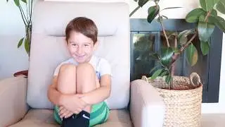 Baietel de 6 ani raspunde la intrebari !  Interviu la 6 ani!Cuibul Sarei !