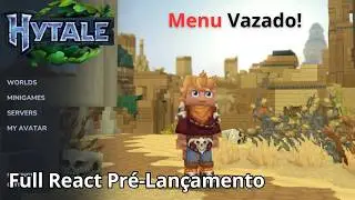 Hytale Pr&eacute;-Lan&ccedil;amento 2026: React Completo + Opini&atilde;o (Hytale vs Minecraft 30 Min)